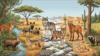 11 especies de perros salvajes: los depredadores que no nacieron para ser mascotas