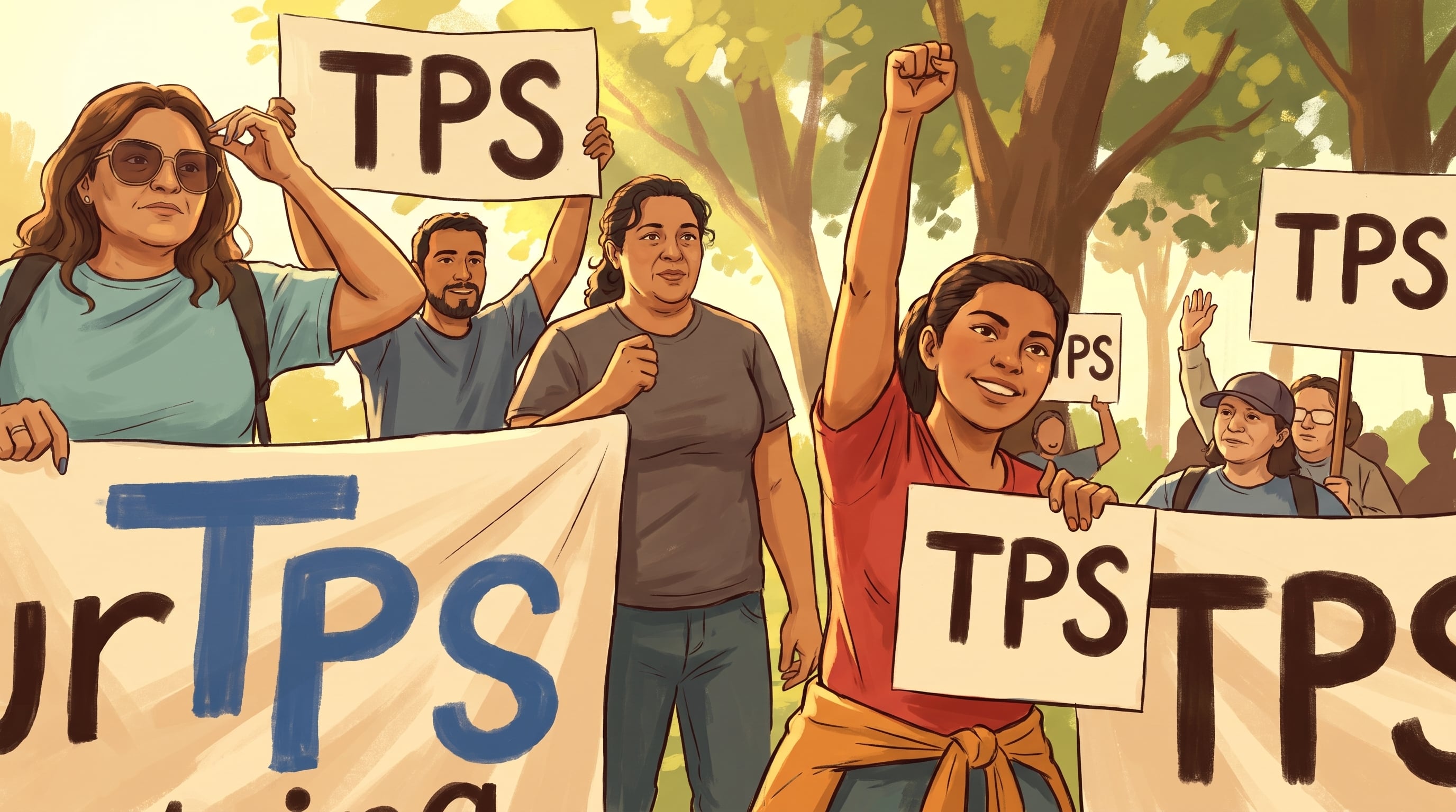 La demanda impidió el retiro inmediato de la autorización laboral y evitó que miles de beneficiarios del TPS perdieran su empleo en Estados Unidos. (Imagen Ilustrativa Infobae)