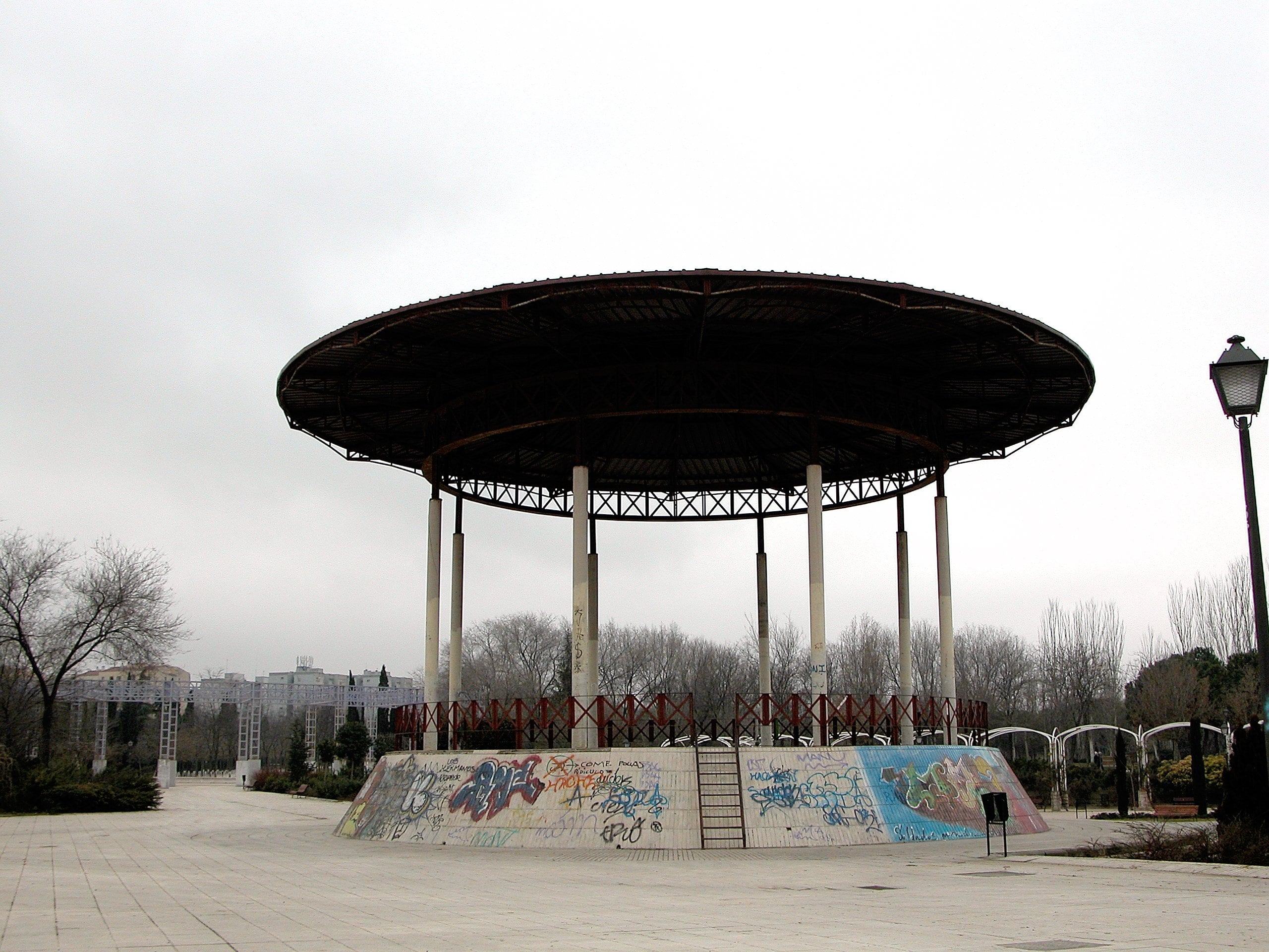 Templete del Pradolongo donde se llevaran a cabo las representaciones de RRadial. (Ayuntamiento de Madrid)