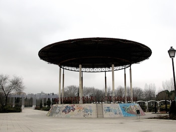 Templete del Pradolongo donde se llevaran a cabo las representaciones de RRadial. (Ayuntamiento de Madrid)