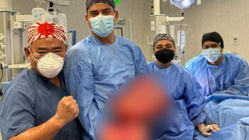 El tumor extraído fue enviado