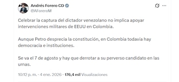 Andrés Forero señaló que estaba