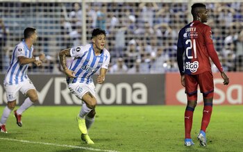 Leonardo Heredia celebra el gol