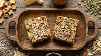 barritas de avena, manzana y semillas -México- 8 abril