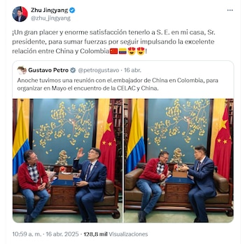 El representante del gobierno chino
