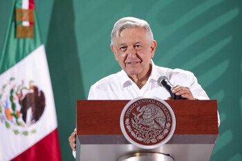 Durante su mensaje dominical, AMLO
