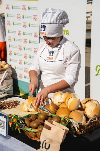 fiesta de la galleta de piso en Saladillo