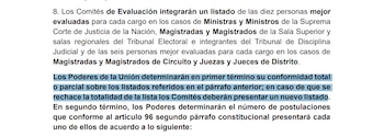 Numeral 8 del Artículo 500 de la reforma a la Ley General de Instituciones y Procedimientos Electorales por Claudia Sheinbaum