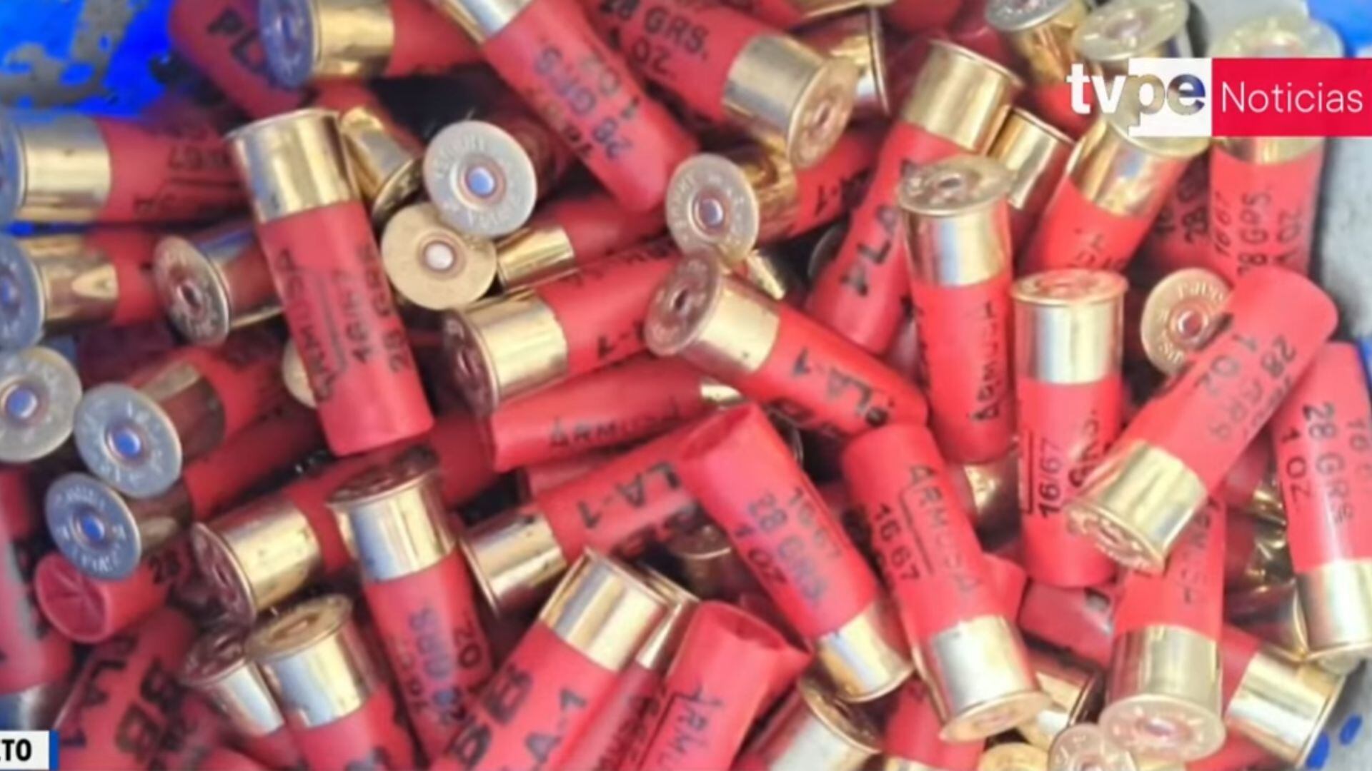 Incautan más de 7.000 cartuchos de munición de guerra en Loreto destinados a Ecuador. (Captura: Tv Perú Noticias)