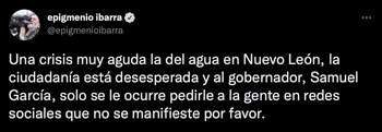 La crisis del agua ha