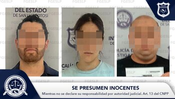 Tres personas quedaron bajo la