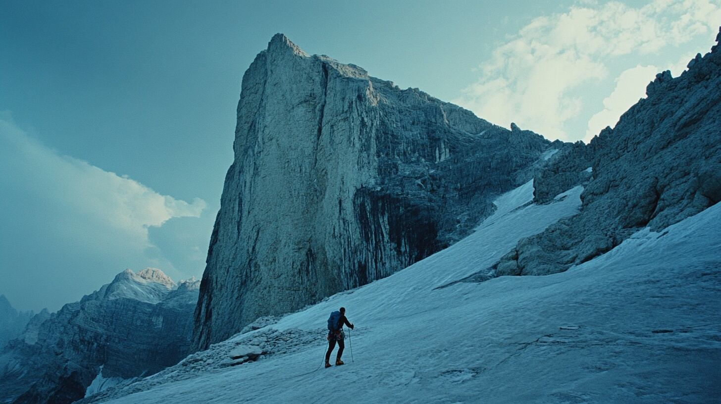 Al escalar uno se puede llegar a poner tres o hasta cuatro capas  de protección para poder soportar un entorno muy hostil (Imagen Ilustrativa Infobae)
