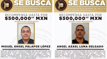 Miguel Ángel "N" fue capturado la mañana de este martes. La otra persona señalada sigue prófuga. (Crédito: Fiscalía de Sonora)