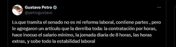 Gustavo Petro se desligó de