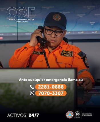 La actividad de la cadena volcánica y de fallas internas explica parte del riesgo sísmico que enfrenta El Salvador, según el registro oficial. (Foto cortesía Protección Civil de El Salvador)