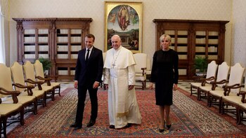 El papa Francisco junto a