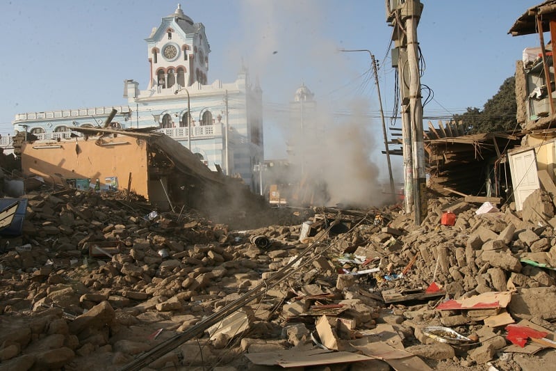Terremoto en Ica y Pisco del 17 de agosto de 2007. Foto: archivo
