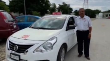 Ejemplo de honradez: taxista de