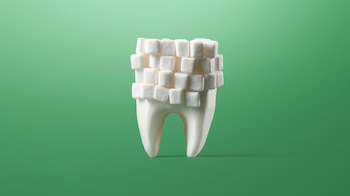 Salud, dentista, boca, teeth, tooth, comida dulce, sweet, food - (Imagen Ilustrativa Infobae)