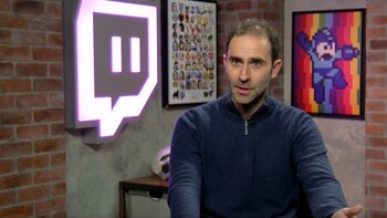 Twitch CEO Emmett Shear?speaks in