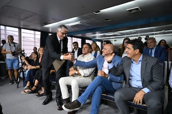 Alexis Guerrera y Carlos Puglelli, diputados Frente Renovador