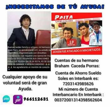 Contacto para ayudar a la