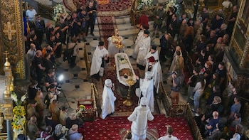 Ucrania rindió homenaje al “recolector de almas”, que murió recuperando cadáveres de la guerra