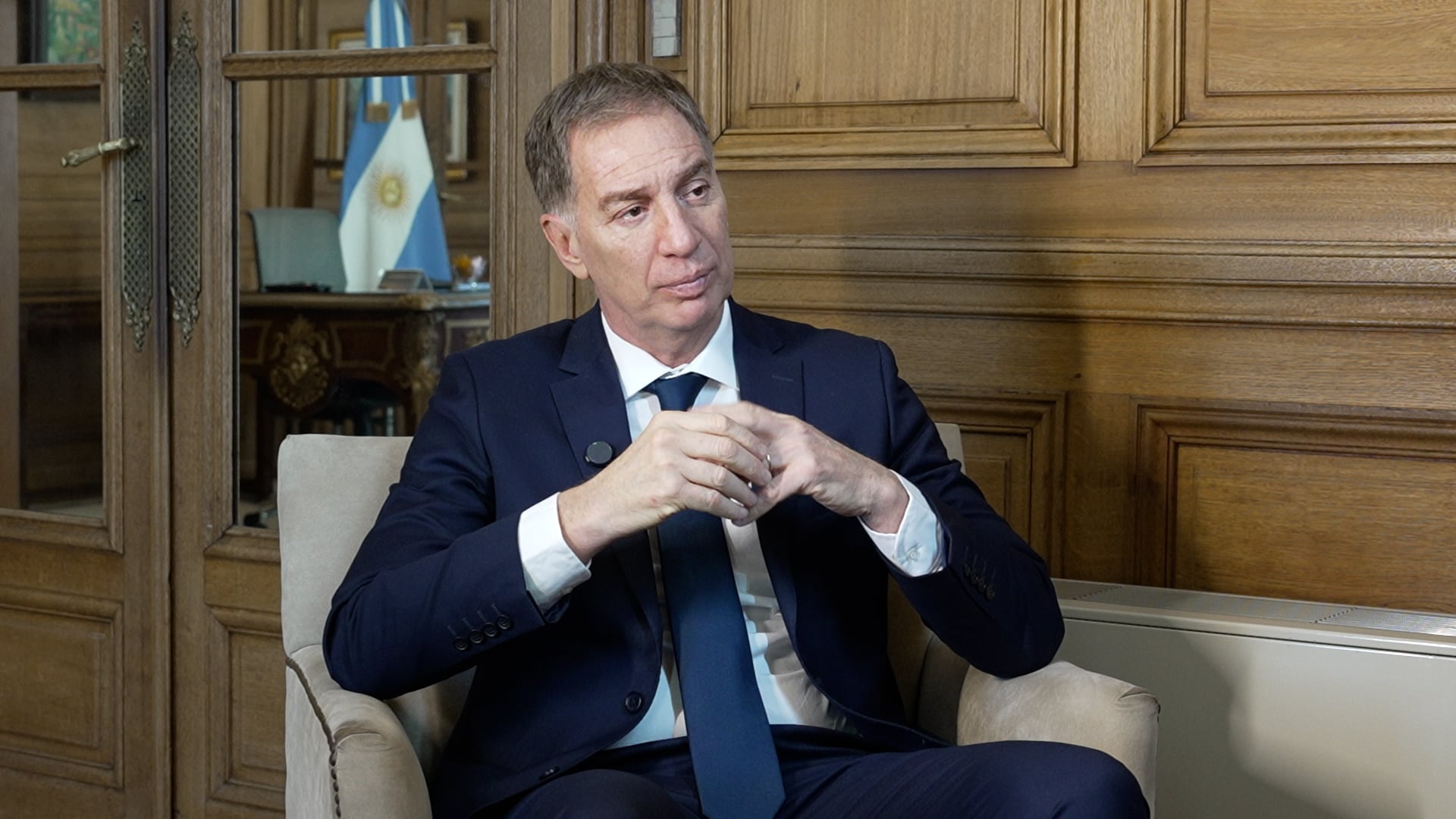 El jefe de Gabinete, Diego Santilli