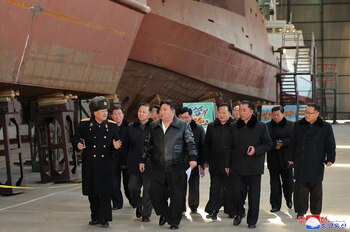 La Agencia Central de Noticias de Corea no indicó cuándo se produjo la visita de Kim a Nampho. REUTERS