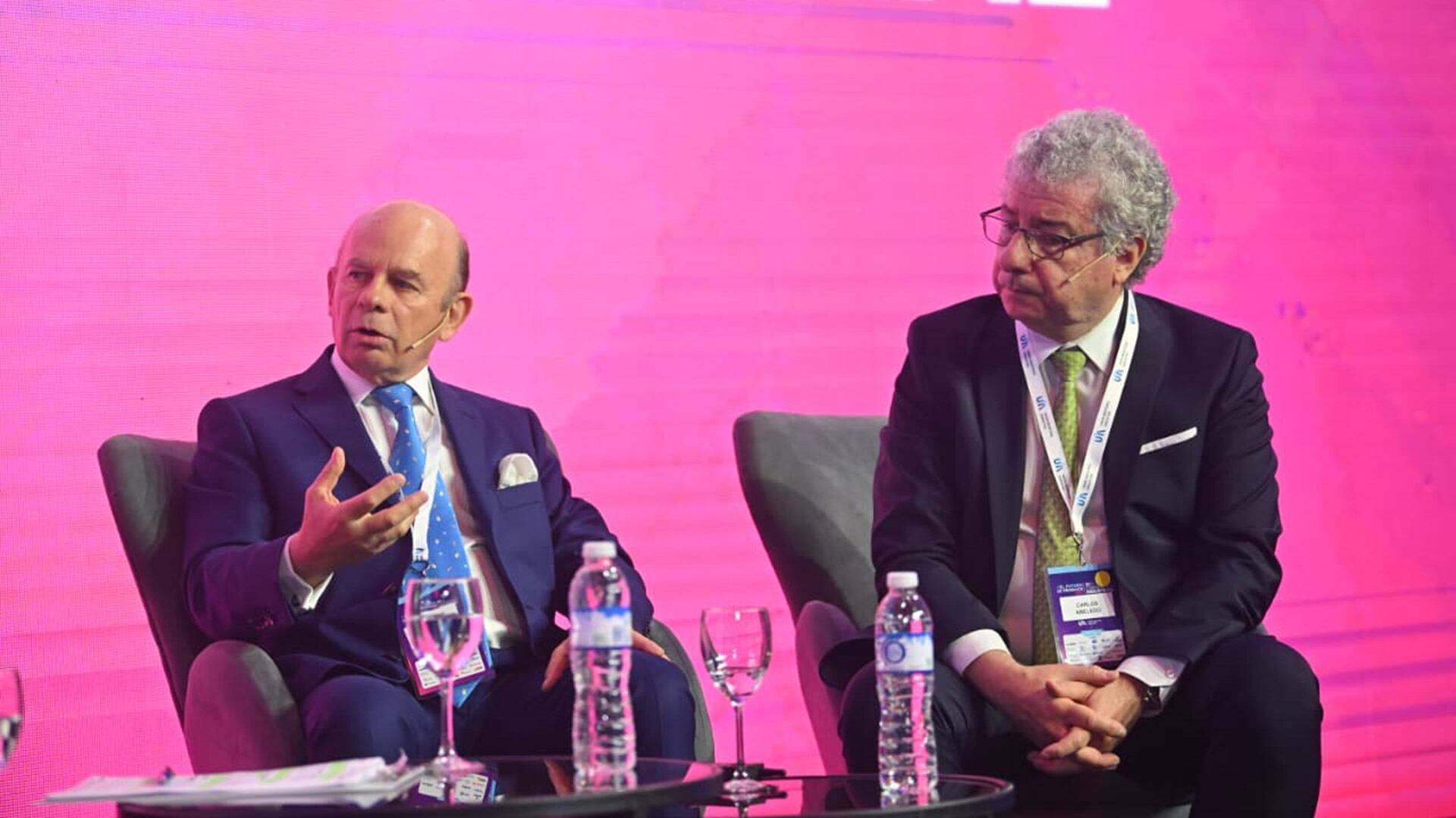 Carlos Abeledo, del departamento tributario de la UIA, y César Litvin, tributarista