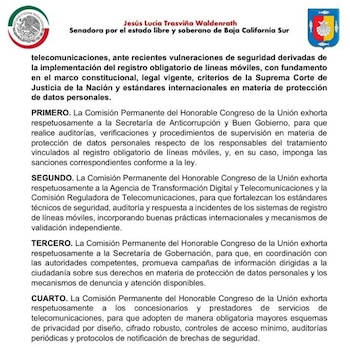 Morena propone reforzar la protección