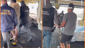 Tres colombianos capturados durante el