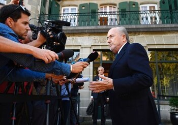 Former FIFA President Sepp Blatter