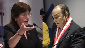 Delia Espinoza y Gino Ríos