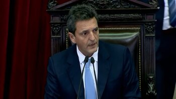 Sergio Massa, presidente de la