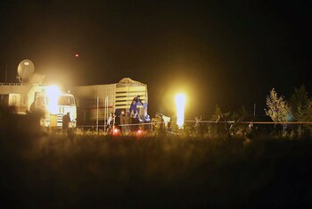 El personal de rescate trabaja