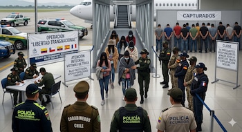 Un operativo internacional entre Colombia y cinco países permitió el rescate de siete mujeres colombianas explotadas sexualmente en el extranjero - crédito Visuales IA