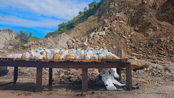 La incineración de cocaína en