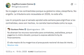 Angélica Lozano Correa respondió a