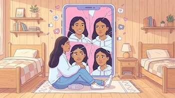 Cómo influyen las redes sociales y la comparación constante en la construcción de la identidad de las adolescentes