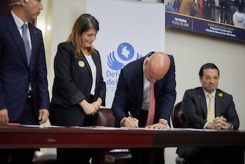 La Defensoría del Pueblo presentó iniciativa de paridad para cinco Altas Cortes - crédito @DefensoriaCol/X