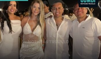 Richard Acuña y Brunella Horna