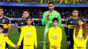 El significado del peculiar gesto de Álvaro Montero antes de su debut en Boca Juniors