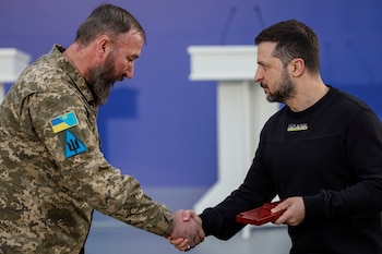 El presidente ucraniano, Volodimir Zelensky,