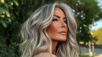 El flequillo abierto con capas