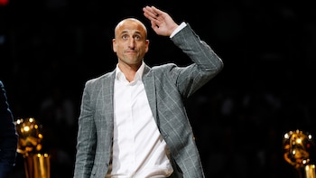 Ginóbili y un recuerdo de su infancia en la habitación de su casa (Soobum Im-USA TODAY Sports)