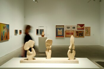 La obra "Tres mujeres" (1948),