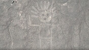 Figura humanoide hallada en el