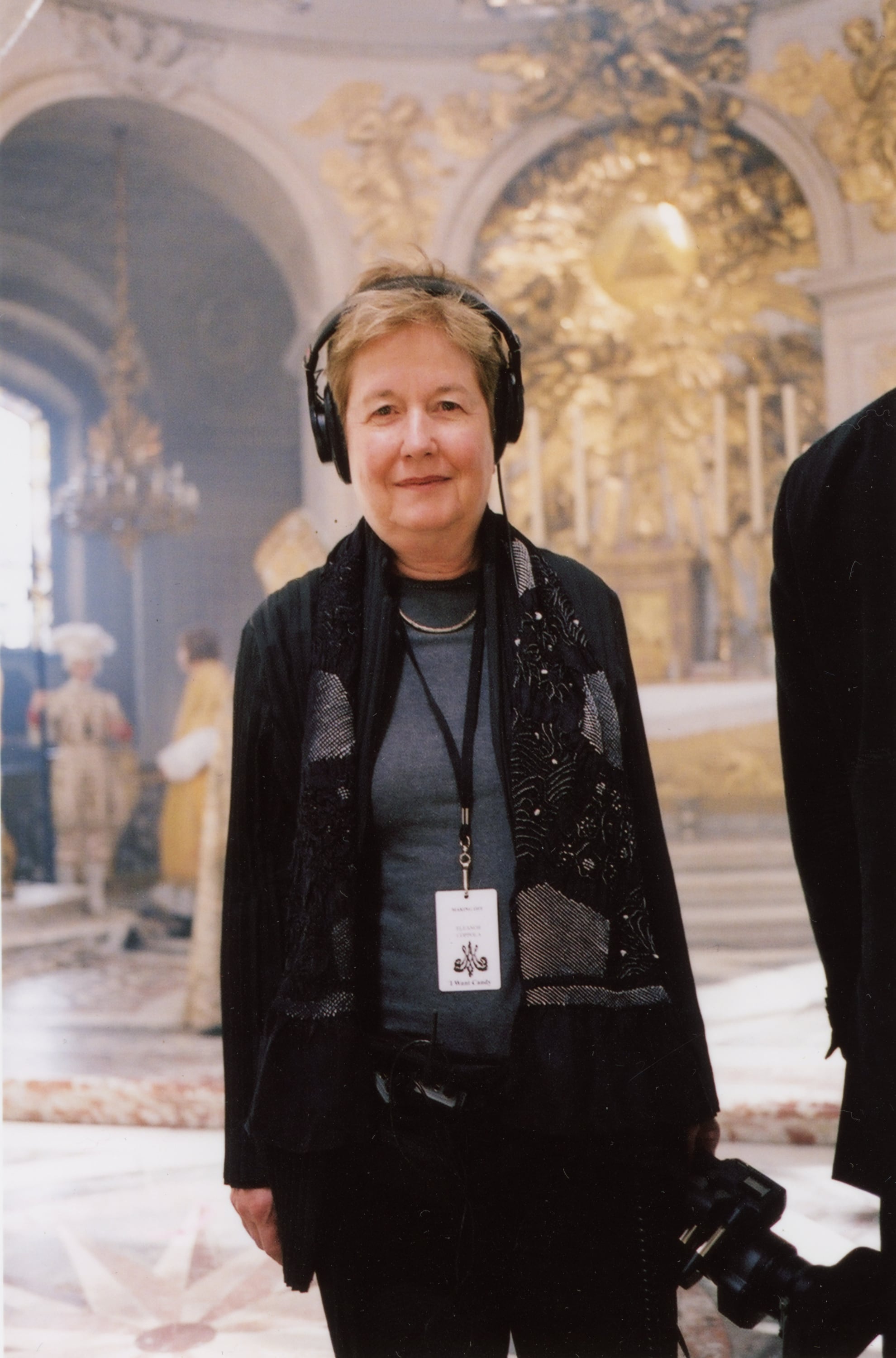 Eleanor Coppola en el set de rodaje de