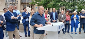 25/09/2026 El secretario general del PP, Miguel Tellado, interviene en un acto político en Bilbao.
POLITICA ESPAÑA EUROPA PAÍS VASCO
